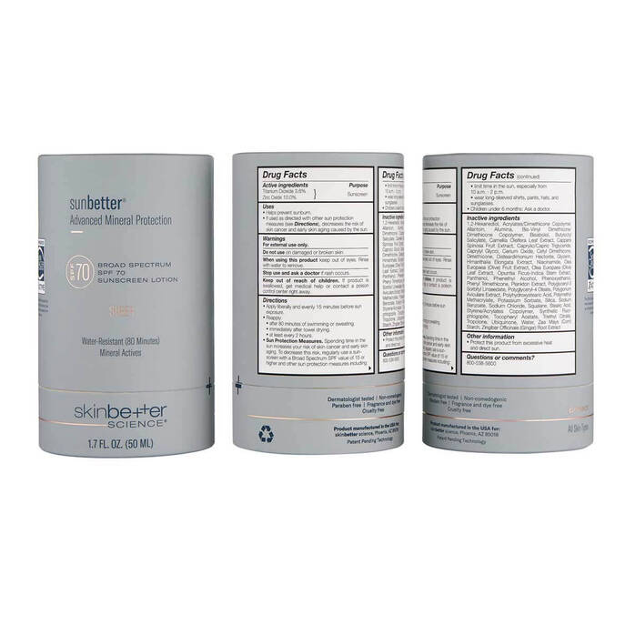 Skin Better Science sunbetter SHEER SPF 70 Sunscreen Lotion
